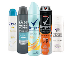 dry spray antiperspirants