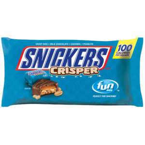 Snickers Crisper fun size bags