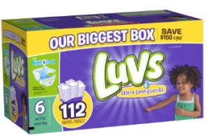 luvs box diapers