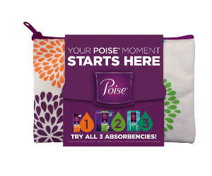 poise sample bag