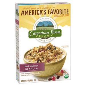 cascadian farm cereal