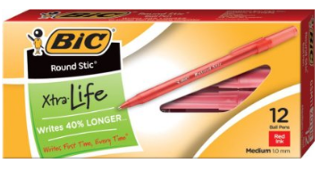 bic red pens