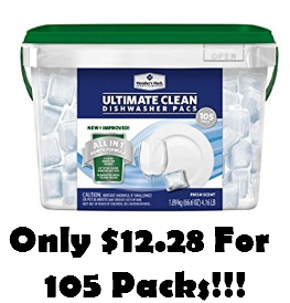 dish detergent 105ct