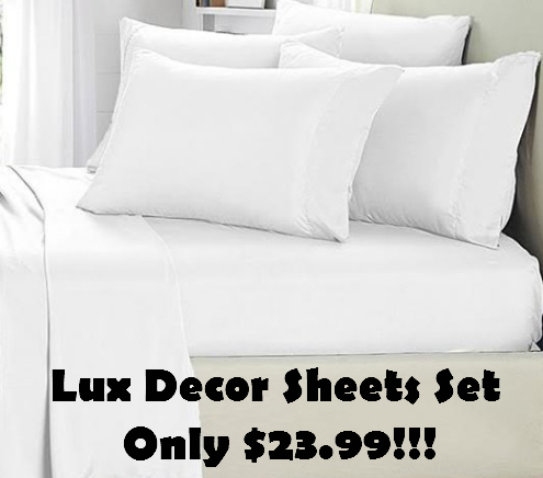 sheet set lux decor