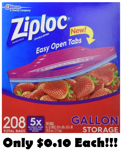 ziploc gallon bags