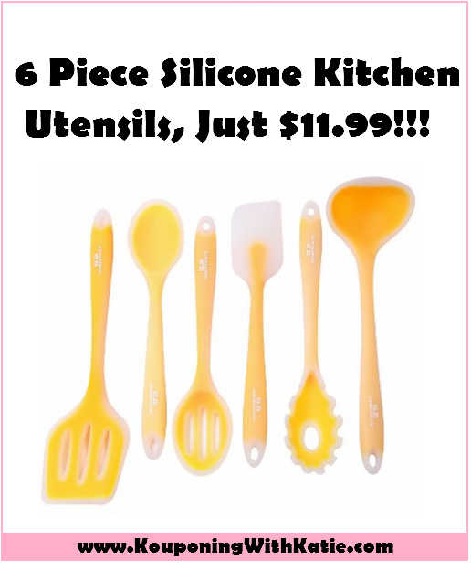 kitchen utensils silicone 6ct