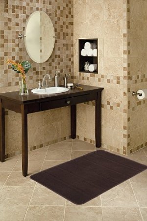 memory-foam-brown-bath-rug-image