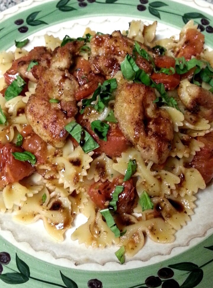 Bruschetta Chicken Pasta - Delizioso! - Kouponing With Katie