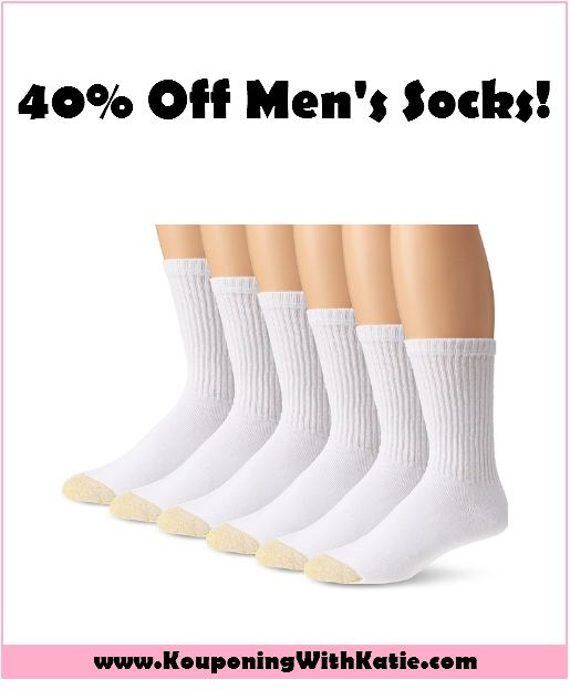 Save 40% Off Men’s Corron Crew Athletic Socks!!! – Kouponing With Katie