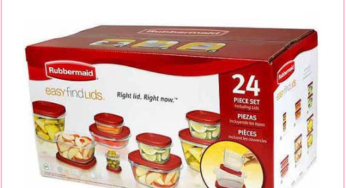 24ct Rubbermaid Easy Find Lids For FREEEEEE From Walmart With Cash Back!!!