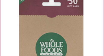 Lightning Deal On Whole Foods Gift Card!! RUN!!!
