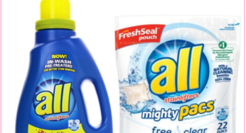 All Detergent, FREE At Walmart w/Stacking Sale!!!