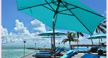 Large 7.5′ Outdoor Patio Umbrellas w/Push Button Tilt, Just $26.86!!!