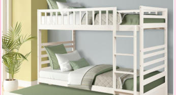 $360 Harper & Bright Designs Wooden Bunk Beds With Trundle Bed (Reg $527)!!!