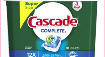 IN STOCK! 78ct Super Size Cascade ActionPacs Dish Tabs, Just $11.95!!!