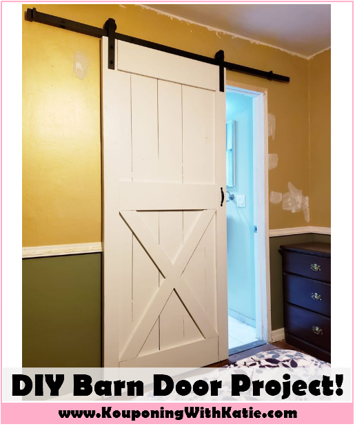 How We Made Our DIY Barn Door For Under $200!!! – Kouponing With Katie