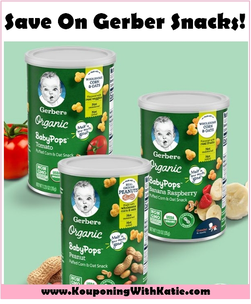 gerber organic snacks