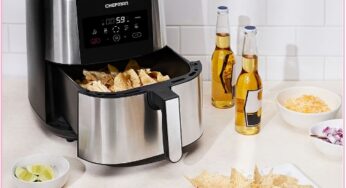 $40 Large Chefman 8qt Air Fryer, Reg $130; Fry Without Oil For Easy, Healthy Cooking!!!