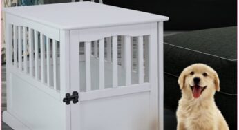 Best Selling Large Wooden End Table Dog Crate, Just $85.57 (Reg $192)!!!