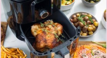$69.95 Family Size 7qt Aria Ceramic Air Fryer; Fry Without Oil (Reg $140)!!!