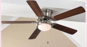 52″ Hugger Brushed Nickel Ceiling Fan, Just $39.97 For Memorial Day!!!