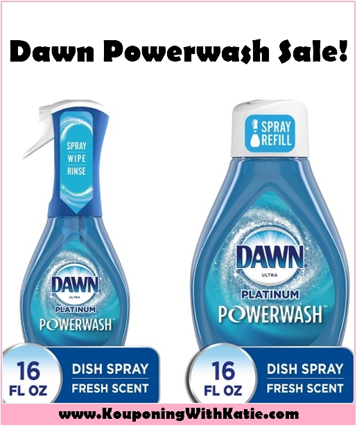 Dawn Powerwash Spray $3.99 at CVS