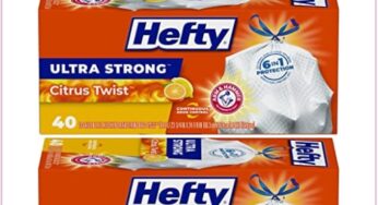 Hefty Strong Citrus Scent Kitchen Trash Bags, Just $0.11 With Amazon Deal!!!