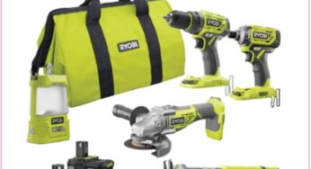 HOT Gift Idea!!! Ryobi 5-Tool Set + 2 Batteries, Just $179 (Reg $520)!!!