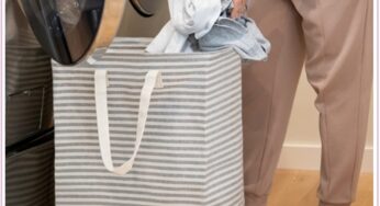 Freestanding Collapsible Large Clothes Hamper, Just $5.24 From Amazon!!!