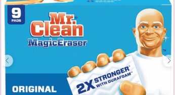 FREE Mr. Clean Magic Eraser Original White Scouring Pad, 9-Pack From Staples!!!