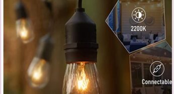 Beautiful 24′ Outdoor Edison String Lights Set, Just $19.98 (Reg $55)!!!