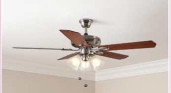 52″ Hugger Brushed Nickel Ceiling Fan, Just $67.98 With Rare Sale At Home Depot!!!