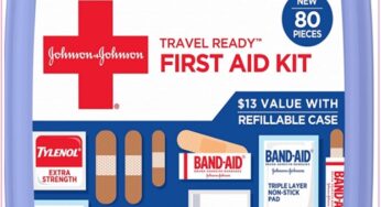 Grab This Johnson & Johnson 80ct Hard Case First Aid Kit, Just $9.33!!!
