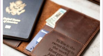 $30.99 Custom Engraved Leather Passport Holders; Great Gift Idea!!!