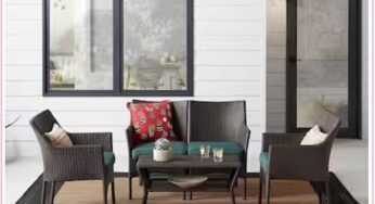 HOT Deal!! 4-Piece Wicker Patio Conversation Set w/Cushions, Just $199 (Reg $350)!!!