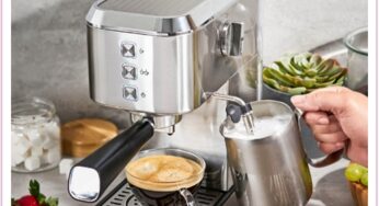 $150 Bella Pro Series Slim Espresso Machine & Frothing Steam Wand, Just $49.99!!!