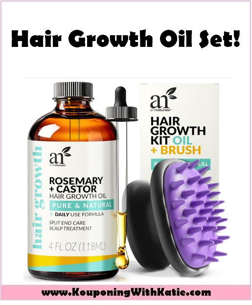 ArtNaturals Hair Growth Starter Kit Just $8.23; A Best Seller On Amazon (20,000 Sold Last Month Alone, Reg $15)!!!