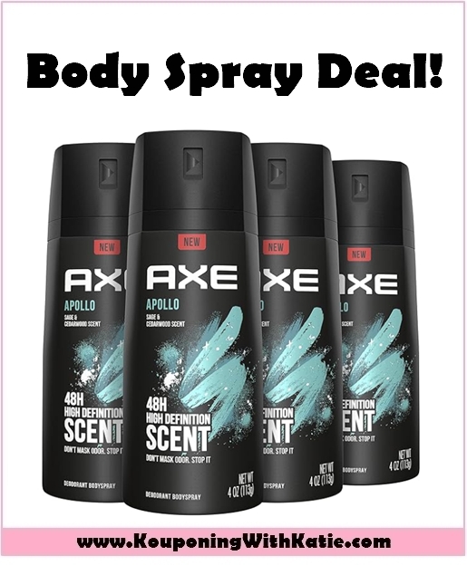 $11.99 FOUR Pack Axe 48H Odor Protection Body Spray With New Amazon Sale!!!