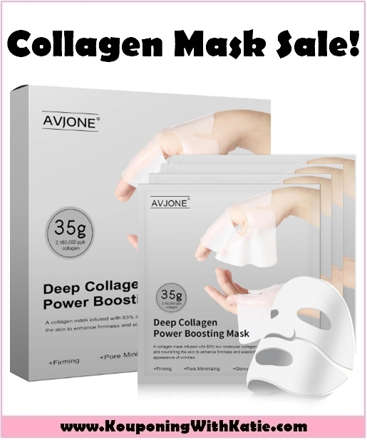 $7.19 Delivered 4-Pack Deep Collagen Face Masks (Reg $17)!!!