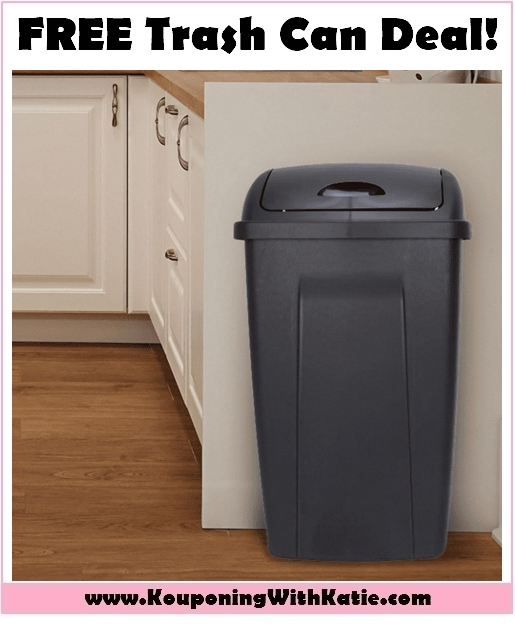 FREE Plastic Swing Top Kitchen Garbage Trash Can From Walmart!!! HOT DEAL!!!