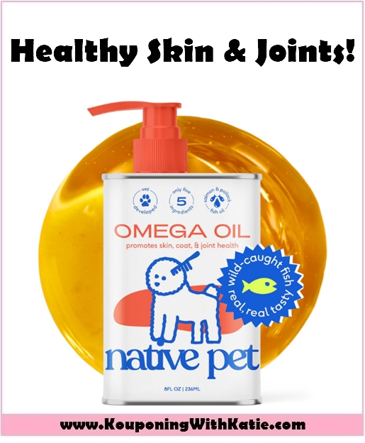 $4.19 Omega-3 Fish Oil Dog Supplement For Healthy Skin, Coat, Joints, Reg $17!!!