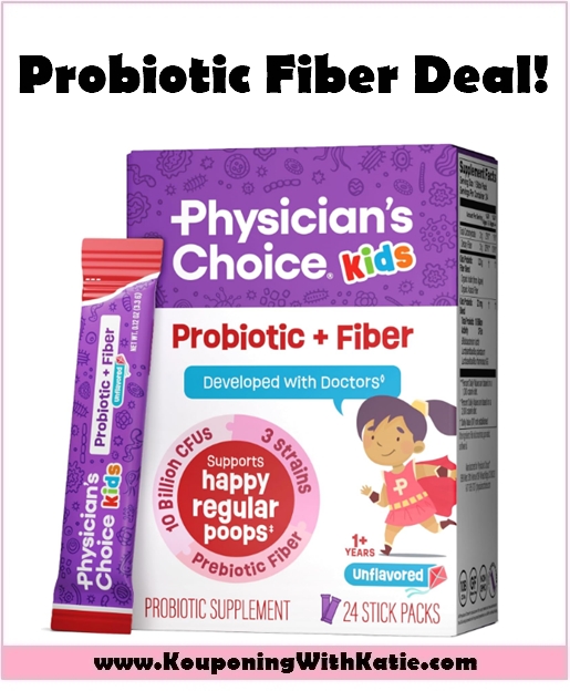 HOT Sale On $26 Physician’s Choice Kids Probiotic + Prebiotic Fiber Packets For Just $5.19!!!