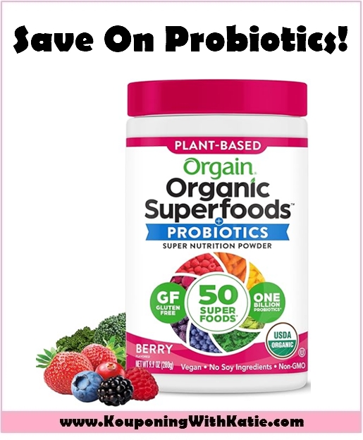HOT Sale On $28 Orgain 50 Superfoods Probiotics Powder; Get A 1lb Tub For Just $8!!!