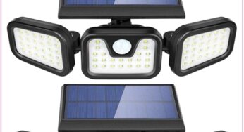 TWO Pack Motion Sensor Solar Lights Just $21.99; Perfect For Added Security (Reg $50)!!!