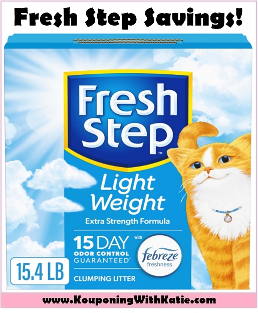 14.5lbs Fresh Step Light Weight Scented Cat Litter, Just $7 Delivered (Reg $18)!!!